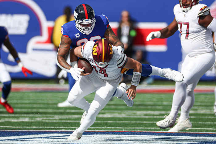 Giants defensive lineman Leonard Williams was traded to the Seahawks for second- and fifth-round picks.